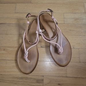 Aldo Pink Flat Sandals